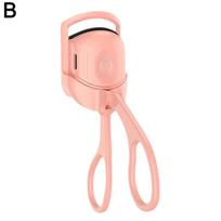 Electric Heated Eyelashes Curler Iron Perm Eyelashes Clip Curl Heated Clip Natural Portable Eyelashes Electric L9H0 beige