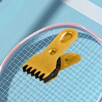 Badminton Stringing Clamp 6 Prongs Tennis Flying Portable Universal Stainless Steel Accessory orange