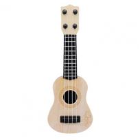 Mini 4 stygų klasikinis ukulele gitara žaislas modeliavimas vaikai vaikai pradedantysis muzikos nušvitimas maža gitara pramogoms black