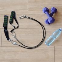 Steel Wire Rope Fitness Pulley Cable Replacement Reusable Extension Gym Machine for Push gray