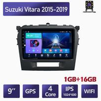 Android automobilinė radija Carplay Suzuki Vitara 2015-2019 multimedia vaizdo grotuvas GPS navigacija WIFI 2+32GB 1+16GB gray