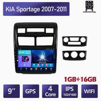 2Din Android WiFi Car Radio Multimedijos vaizdo grotuvas skirtas Kia Sportage 2007-2011 Navigation GPS Head Unit 2+32GB 1+16GB juoda