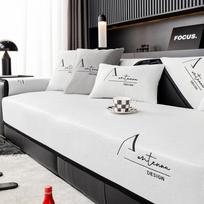 Paprastas Modernus Sofa Užvalkalas Visiškai Apgaubiantis Užvalkalas Neslystantis Atsparus Dėmėms Vėsus Sėdynės Užvalkalas Aukštos Kokybės Sofa Pagalvėlė Vasara 70*70cm gray