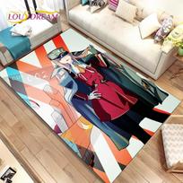 Anime Zero Two DARLING In The FRANXX Area Rug,Carpet Rug for Living Room Bedroom Sofa Doormat Decoration, Kid Non-slip Floor Mat 40cm x 60cm