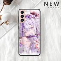 Genshin Impact Raiden Shogun Baal Glass Case For Samsung Galaxy S22 S20 FE S21 Plus Phone Cover S10 5G S9 Note 20 Ultra 10 Shell Samsung S22 5G gray