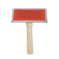 Pet Hair Remover Brush Dog Cat Non-slip Beauty Brush Dog Grooming Equipment Pets Stainless Steel For Dogs Pet Hair Removal Comb red