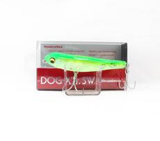 Megabass Dog X JR SW 71 mm 6.5 grams Floating Lure GP Glow Lime (2153)