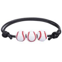 Basketball/football/rugby/wax Thread Braided Bracelets Men's and Women's Sports Competition Jewelry 1