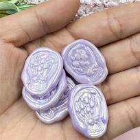 Tulip Flower Beads Loose Spacer 5pcs 21*27mm Beads For Jewelry Making Handcrafted Handmade Bracelet Necklace Geometry Acrylic DIY  Accessories white