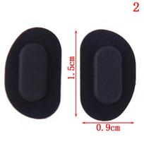 Anti-Slip Silicone Nose Pads Stick On Nose Pad For Eyeglasses Glasses black