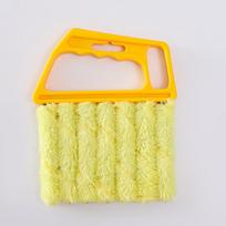 Mikropluošto „Venetian Blind Brush Window“ oro kondicionierius „Duster“ purvo valiklis geltona