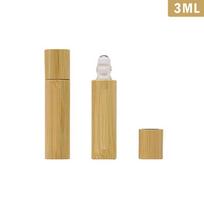 1/3/5/10 ml bambuko medienos buteliuko kvepalų nerūdijančio ritininio aliejaus kvepalų tuščias buteliukas 3ML