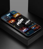 Telefono dėklas Samsung Galaxy A50 A70 A10 A10S A20 A30 A40 A20S A20E A02S A12 A22 A32 Minkštas juodas dangtelis Hajime MiyaGi Andy Panda Samsung A12 black