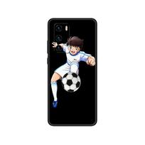 Black tpu Case For Huawei P30 Lite P30 Pro P40 Case For Huawei P40 LITE E P Smart 2020 Case Captain Tsubasa Ozora Genzo football huawei P Smart 2020