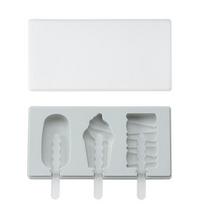 Ice Pop Maker Non-stick Easy to Clean Silicone Summer Ice Cube Tray Mold for Children 2