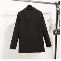 Long Sleeve Double Breasted  Spring and Autumn  Korean Loose Casual Blazer Female Plus Size XXXL juoda