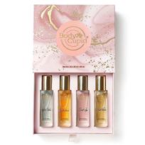 Body Cupid Prabangus Kvepalų Dovanų Rinkinys Moterims 4X20 ml | Ilgai Išliekantys Aukščiausios Kokybės Aromatai | Aqua Wave | Secret Love | Seductive | Sweet Passion | 80 ml