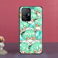 Cute Cartoon Genshin Impact For POCO X5 X3 F5 Pro X4 F4 GT M5s C40 F3 Case For Xiaomi 13 Lite 12 11T 12T Pro 12X Cover Mi 11T (11T Pro) black