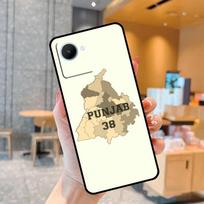 Punjab Map Case For Realme C55 C33 C31 C35 C30 C11 C15 C25s C21Y GT Neo 5 3T 2T 8 9 10 11 Pro Plus Realme GT Neo 3T