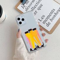 Amber Vittoria iliustracija Telefono dėklas iPhone 11 12 Mini 13 14 Pro XS Max X 8 7 6s Plus 5 SE XR Skaidrus korpusas iPhone13mini