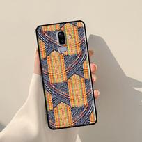 African Style Fabric Print Case For Samsung Galaxy J1 J3 J7 J5 2016 A3 A5 2017 J8 A7 A9 J4 J6 A6 A8 Plus 2018 Cover J5 2016 - J510 gray