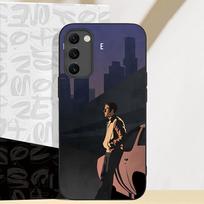 Amerikietiškas Vairavimas Filmas Telefono Dėklas Samsung Galaxy S20 S21 S22 S23 Fe Lite Plus Ultra Note Korpusas SamaungNote9 blue