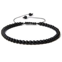 Popular Jaspers Agates For Women Lazuli Adjustable Gift Woven Stone Beads Jewelry High Quality Lapis Unisex Men Onyx Bracelet 4MM Natural  Handmade 23 gray
