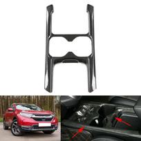 Automobilio puodelio laikiklio rėmelio apdailos lipdukas Honda CR-V CRV 5-os kartos 2017 2018-2020 m. Anglies pluošto interjero aksesuarai black