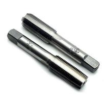 Metalo apdirbimo sriegiklių rinkinys Įrankiai Sidabrinis 2 vnt. Greitapjovis plienas 14mmx1.25 Metrinis gray