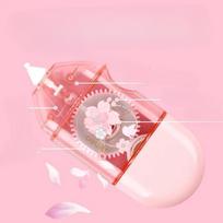 Mokyklinės reikmenys Sakura korekcinė juosta Miela maži nešiojami maži mokiniai su didelės talpos korekcine juostele pink
