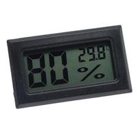 Black Mini LCD Digital Thermometer Hygrometer Celsius Indoor Portable Temperature Sensor Humidity Instruments for fish tank pet