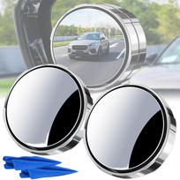 Suction Cup Car Convex Blind Spot Mirror (1 Set / 2 Pcs), 2024 New Blind Spot Mirror For Car, Car Blind Spot Mirror, 360°Rotating And Swinging sidabras