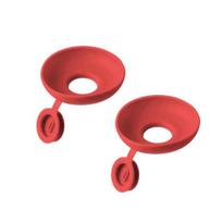 2/3Pcs Silicone Popsicle Holders for Kids No Drip Reusable Ice Cream Cone Catcher Easy to Clean Dual Functional Popsicle Accessory 2pcs rožinė