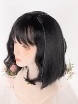 12 Inch black textured hair perm pad for the top and sides of the head 12inch black