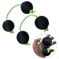 Rhythmic Balls African Shaker Gifts Hand Sand Music Egg for Games Party Concert Black black