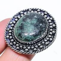 Ruby Zosite Lab-Created Handmade 925 Sterling Silver Jewelry Ring Size 10 f6S18