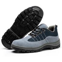 Labor Insurance Shoes, Smash-proof and Puncture-proof Safety Shoes, Men's Steel Baotou Hair-turning Construction Site Protective Shoes 36