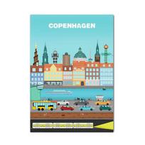 City Map Poster London New York Paris Spain Nordic Wall Art Canvas Painting Wall Pictures For Living Room Home Decoration No Frame 21*30cm No Frame
