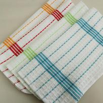 10 vnt medvilninių vaflių šveitimo padėklas buitiniam virtuvės rankšluosčiui ir skudurui 30*30cm 10PCS