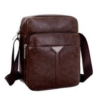 Prabangaus prekės ženklo Vintage vyriškas krepšys Madingas PU odinis pečių krepšys verslo žinučių krepšys Crossbody Didelės talpos vyriška laisvalaikio rankinė