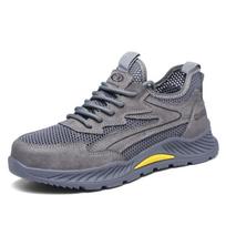 Anti-smashing, Anti-piercing, Deodorant and Breathable Fly-woven Labor Insurance Shoes, Safety Protective Shoes 36