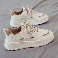 Platform Running Sneakers  New Women Tennis shoes Woman Walking Chunky Sneakers white Casual Vulcanized Shoes 35