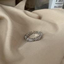 925 Sterling Silver Rings for Women Men France Geometric Cross CZ Rings Jewelry Gifts New Resizable