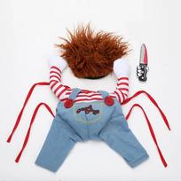 Helovino šunų kostiumai Juokingi naminių gyvūnėlių drabužiai Reguliuojami šunų Cosplay kostiumų rinkiniai Nauji drabužiai vidutinio dydžio šunims Buldogas Mopsas S Chest 43-54 cm