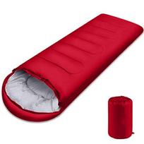 Miegmaišis, užpildytas mikropluošto 0–25 laipsniais, skirtas turistams / žygiams / stovyklavimui / kopimui į kalnus su kompresiniu maišu 0.7kg/1.54lb raudona