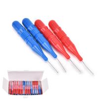50 vnt. švarus dantų siūlas, higieninis dantų plastikinis tarpdančių šepetėlio dantų krapštukas 50pcs