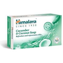 Himalaya Žolelių gaivus agurkų ir kokosų muilas, 75 g blue