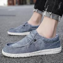 Summer Men shoes outdoor Fashion Casual Canvas Dude Shoes fashion Slip On Breathable Lightweight sneakers Free Shipping 40