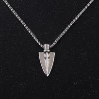 Viking Necklace for Men - Viking Thors Hammer/Norse Compass/Celtic Knot/Wolf/Norse Amulet Pendant Necklace gray