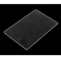 Akrilo skaidraus molio keramikos skulptūros įrankių slėgio plokštė 10X10X0.4CM black